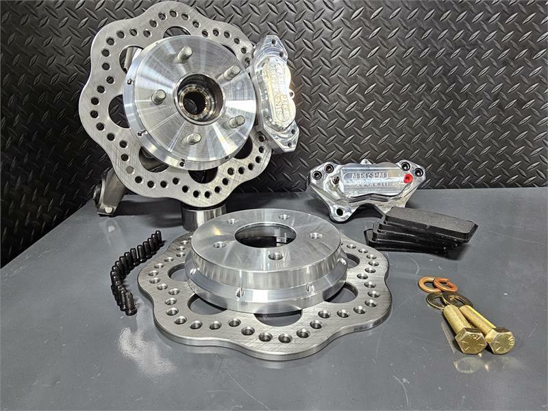 Aerospace Components 4 Piston Pro-Lite Rear Drag Race Kit (2024-2026 Mustang) - AC-650P