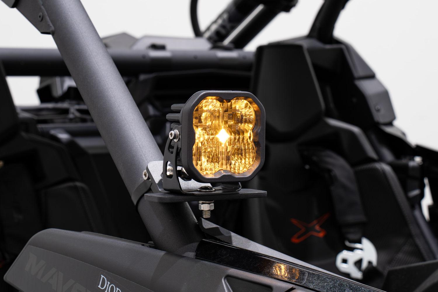 Diode Dynamics Stage Series Ditch Light Kit for 2017-2024 Can-Am Maverick X3 SS3 Pro White Combo - DD7866