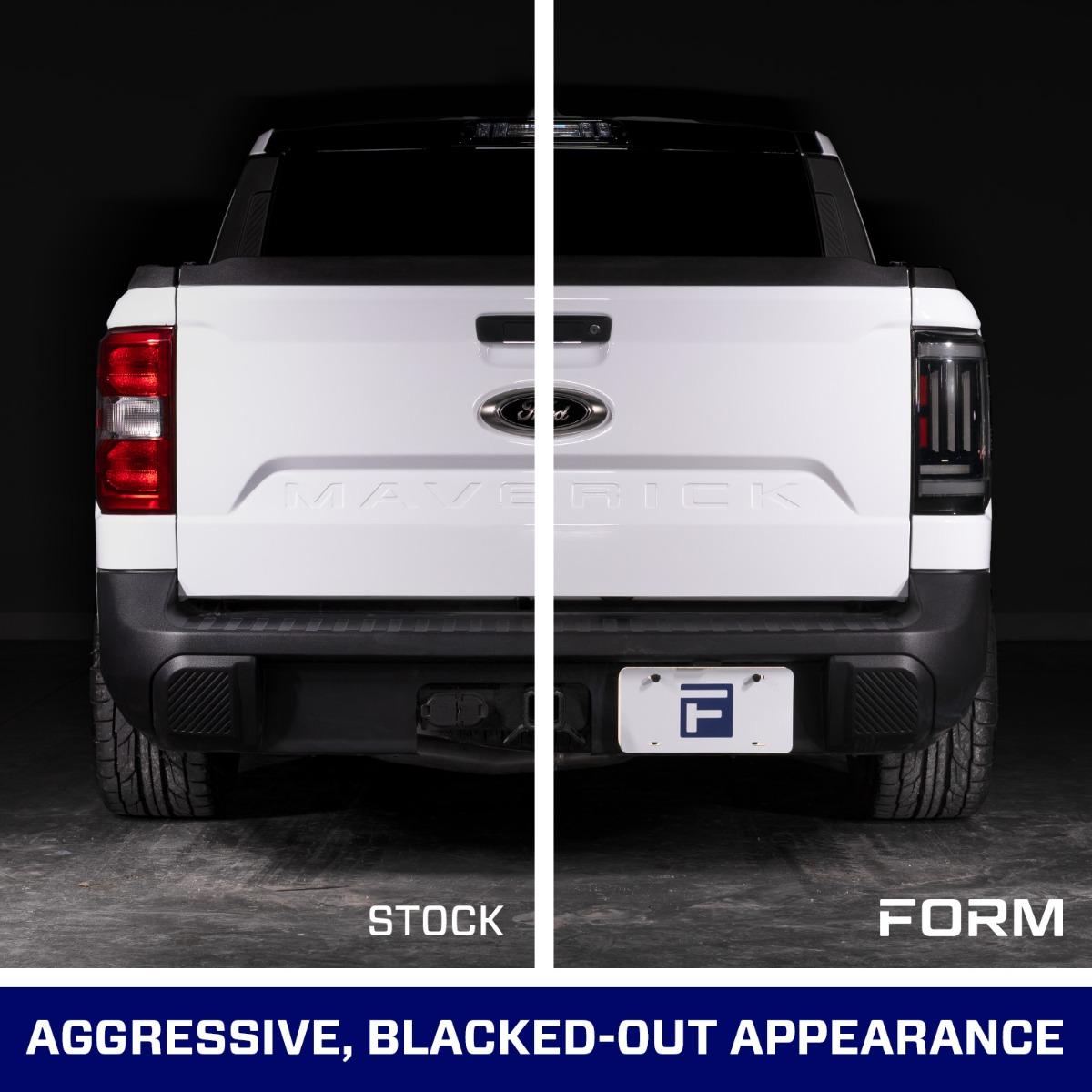 Form Lighting 2022-2024 Ford Maverick LED Tail Lights Smoked (pair) - FL0096