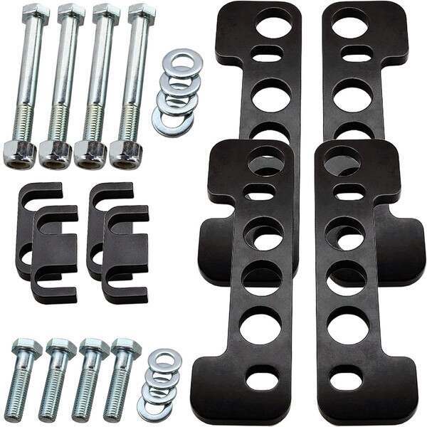 UPR Aluminum Ultra Light K-Member 1" 8pc Spacer Shim Kit (1979-2004 Mustang) - 2025-88
