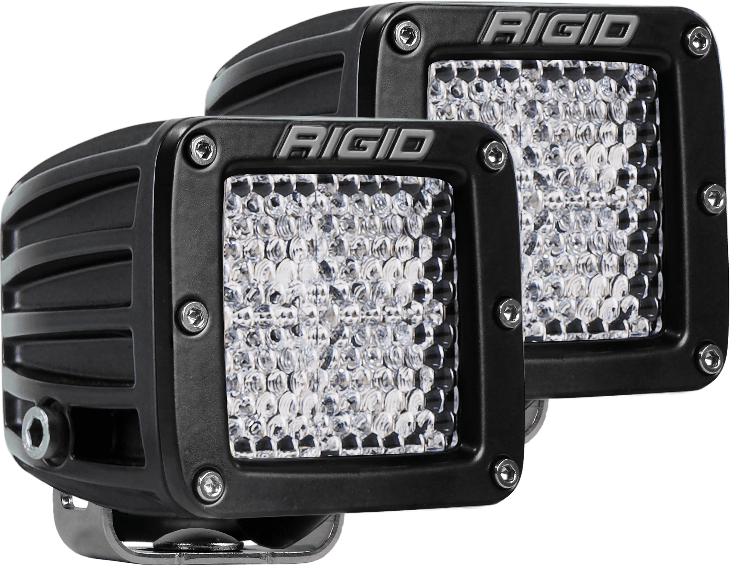 RIGID Industries Rigid D-Series Pro Led Light, Diffused Lens, Surface Mount, Pair - 202513