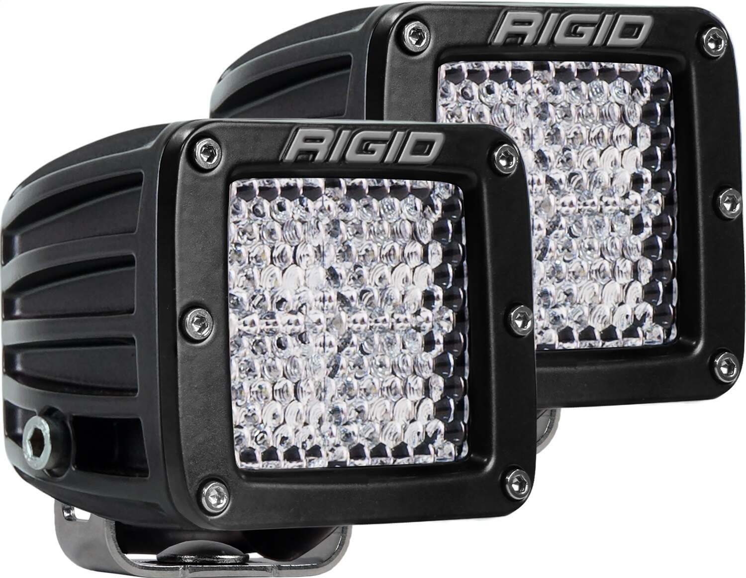 RIGID Industries Rigid D-Series Pro Led Light, Diffused Lens, Surface Mount, Pair - 202513