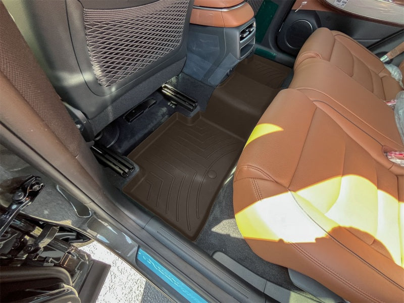 WeatherTech 2026 Genesis GV70 2nd Row Rear FloorLiner HP - Cocoa