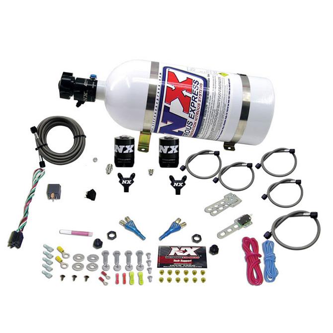 Nitrous Express Dodge Viper Efi Dual Nozzle (100-300Hp) With 10Lb Bottle (1992-2017 Viper) - 20325-10