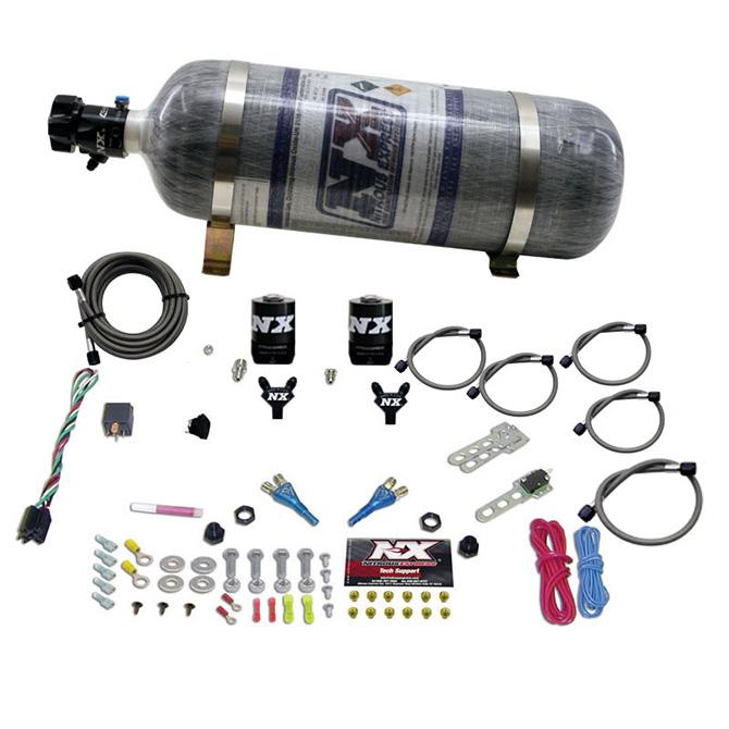 Nitrous Express Dodge Viper Efi Dual Nozzle (100-300Hp) With Composite Bottle (1992-2017 Viper) - 20325-12