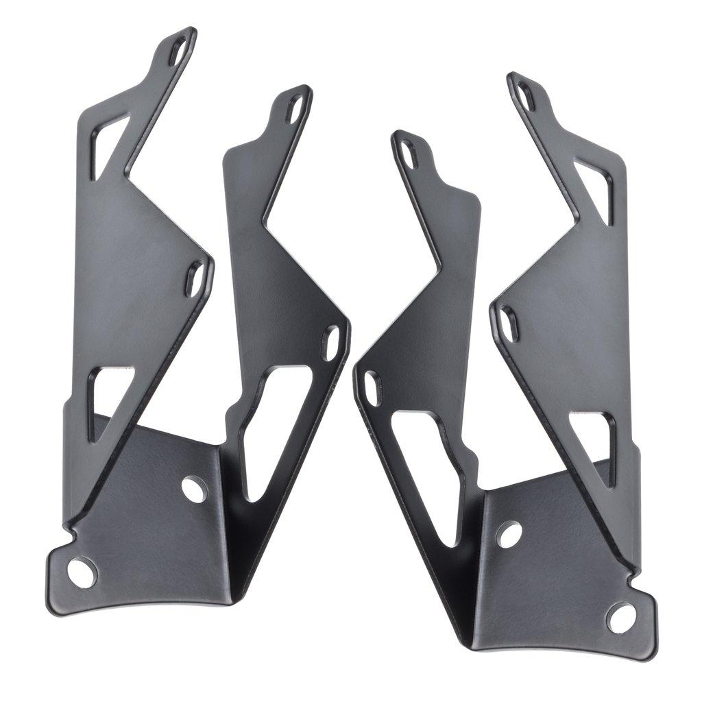 Oracle Lighting Dual Mounting Pillar Brackets, Black, Pair (2007-2021 Wrangler) - 2045-504