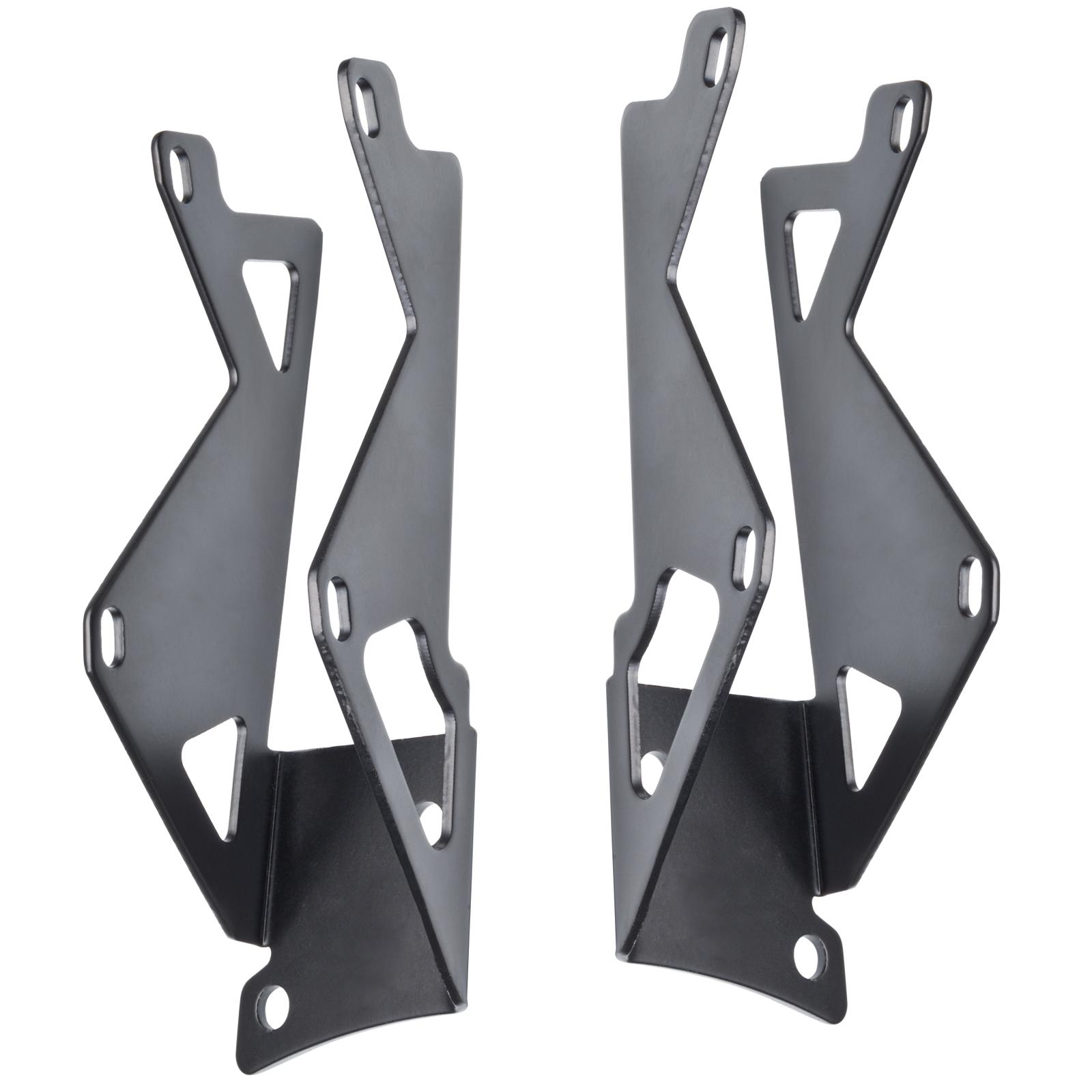 Oracle Lighting Dual Mounting Pillar Brackets, Black, Pair (2007-2021 Wrangler) - 2045-504