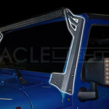 Oracle Lighting Upper Windshield Brackets, Black, Pair (2007-2021 Wrangler) - 2046-504