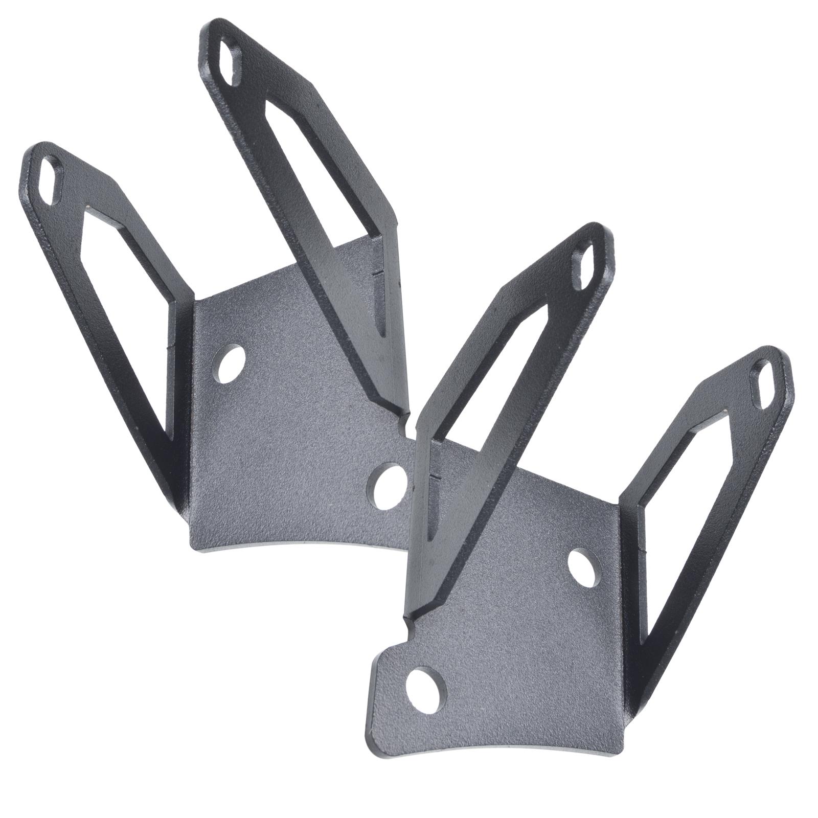 Oracle Lighting Single Mounting Pillar Brackets, Black, Pair (2007-2021 Wrangler) - 2050-504