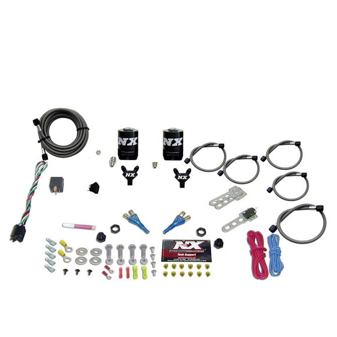 Nitrous Express Dual Nozzle Sport Compact System Less Bottle (35-50-75Hp) - 20616-00