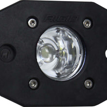 RIGID Industries Rigid Ignite Led Light, Flood Beam Pattern, Flush Mount, Black Housing, Single - 20621