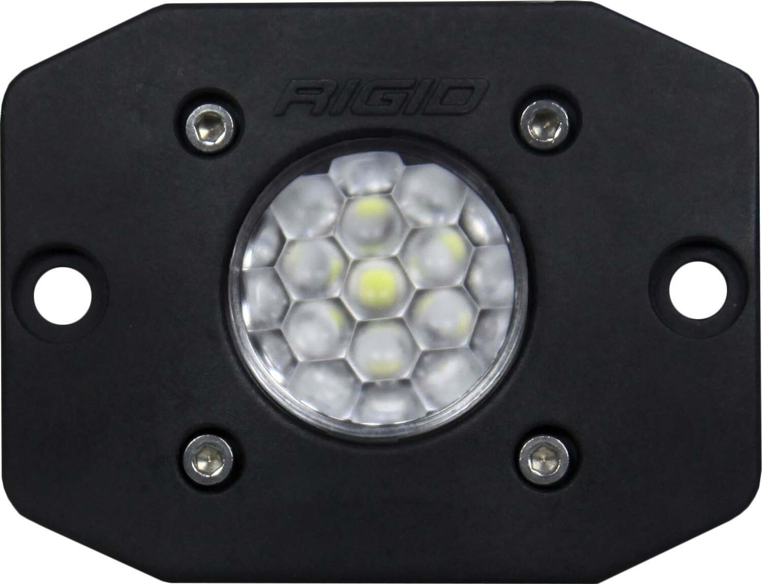RIGID Industries Rigid Ignite Led Light, Diffused Lens, Flush Mount, Black Housing, Single - 20631