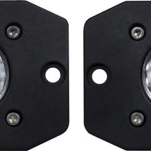 RIGID Industries Rigid Ignite Back-Up Kit, Diffused Lens, Flush Mount, Black Housing, Pair - 20641
