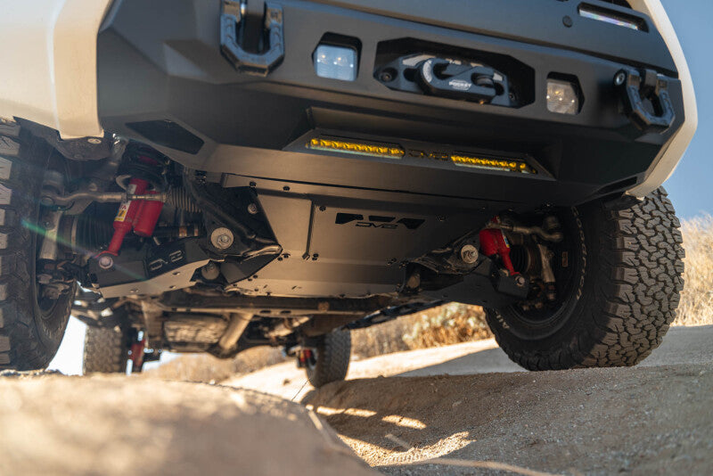 DV8 Offroad 2024-2025 Toyota Tacoma, Land Cruiser Rear Belly Skid Plate - SPTT1-09