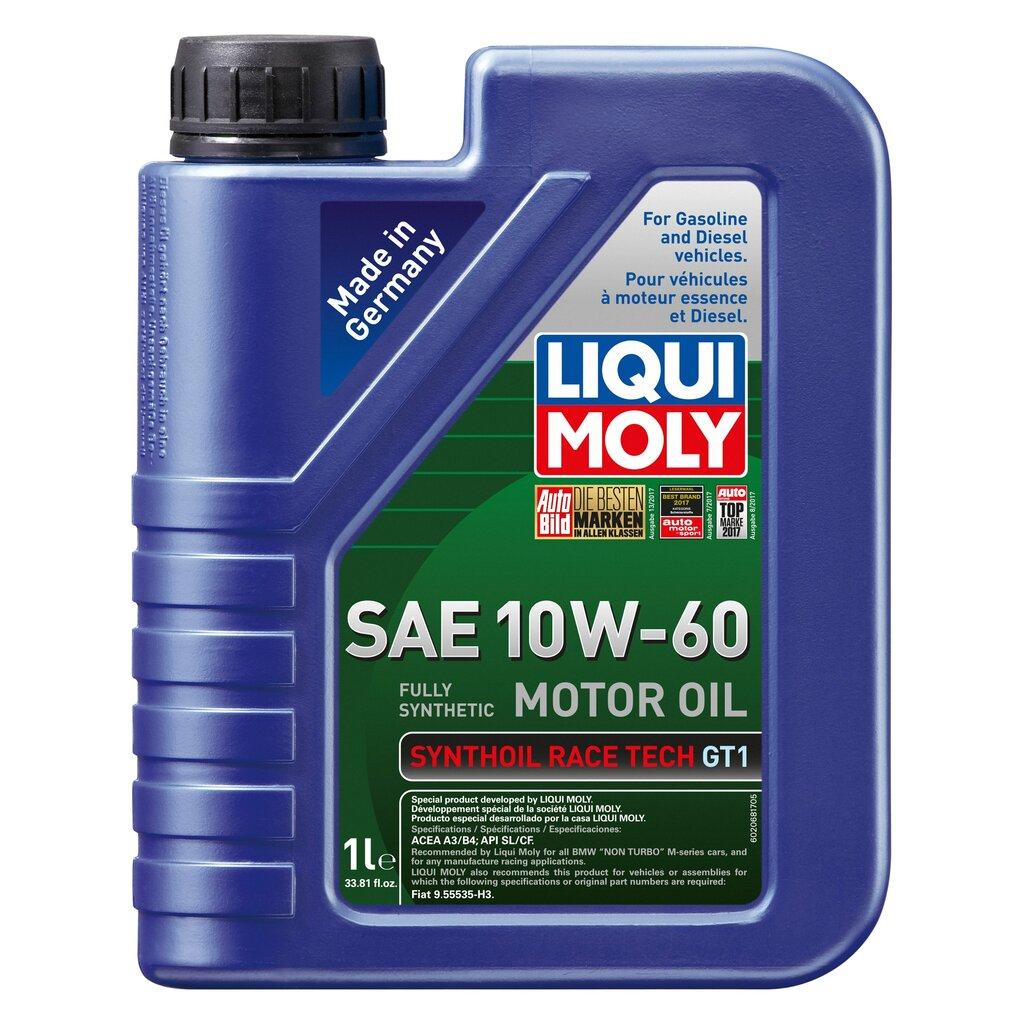 LIQUI MOLY Synthoil Race Tech GT1 10W-60 - 1 Liter (Case of 6)- 2068