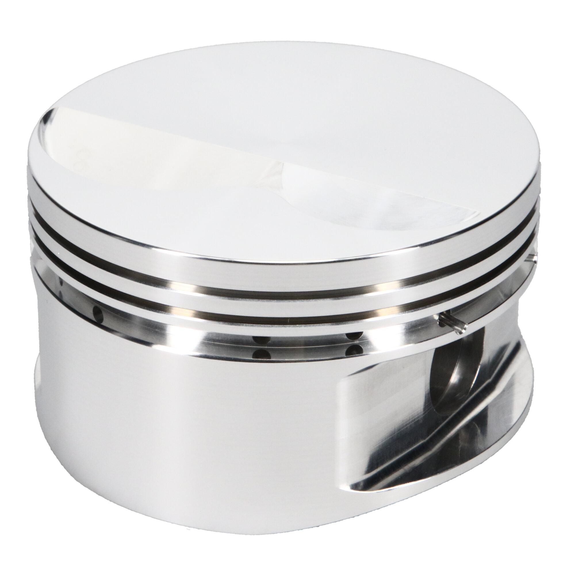 JE Pistons Piston Set, 2618, Flat Top, 4.030 Bore, 1.460 CD, 0.927, Pin Dia, Set of 8. - 207423