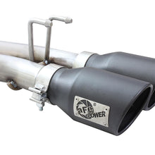 AFE Rebel Series 2-1/2 IN 409 Stainless Steel Cat-Back Exhaust System w/Black Tip (2007-2018 Wrangler JK, Wrangler, Wrangler) - 49-48054-B