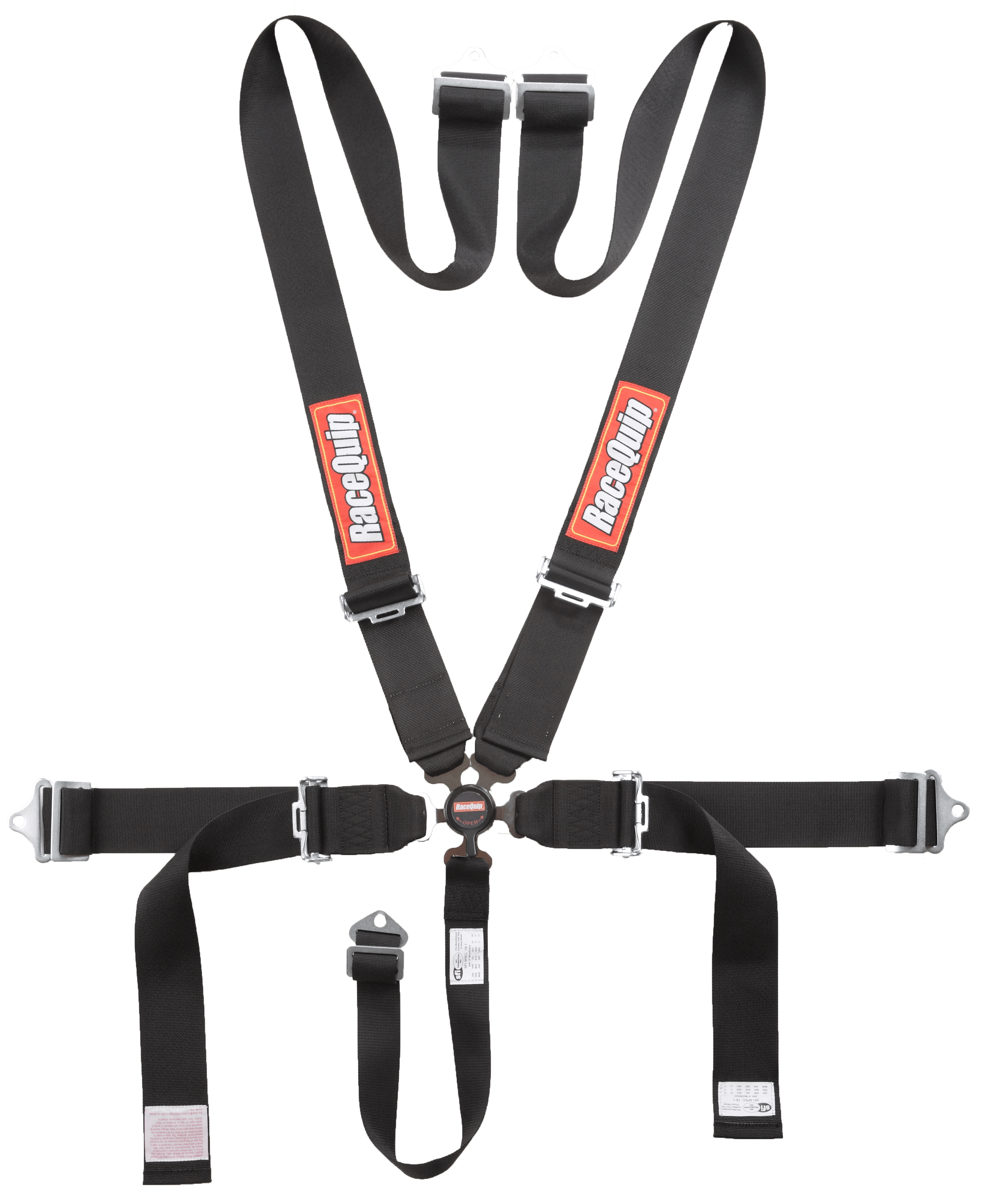 Racequip Black SFI CAMLOCK 5pt PD Lap Seat Belt - 741001