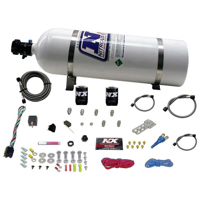 Nitrous Express All Gm Efi Single Nozzle System (35-50-75-100-150 Hp) With 15Lb Bottle - 20920-15