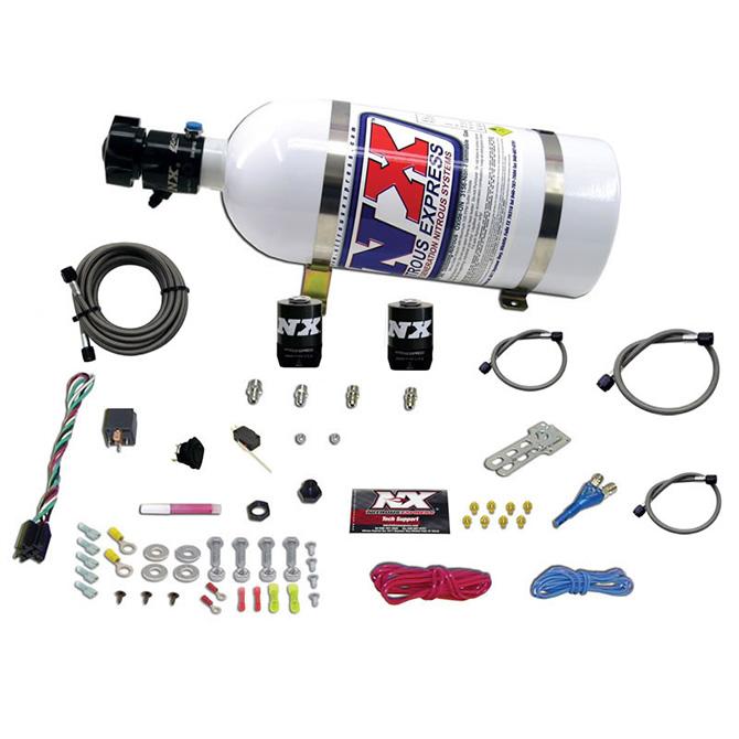 Nitrous Express All Dodge Efi Single Nozzle System (35-50-75-100-150 Hp) With 10Lb Bottle - 20921-10