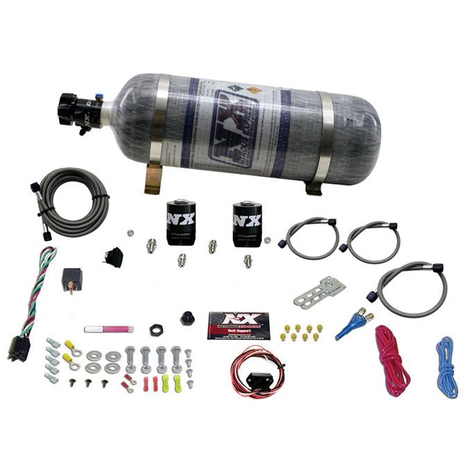 Nitrous Express 5Th Gen Camaro Single Nozzle System (35-150Hp) W/ Composite Bottle (2010-2015 Camaro) - 20930-12