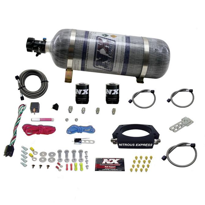Nitrous Express Ls 102Mm Plate System (50-400Hp) W/ 12Lb Composite Bottle - 20933-12