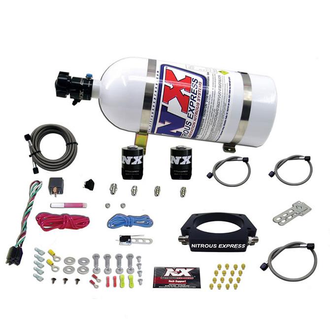 Nitrous Express Ls 90Mm Plate System (50-400Hp) W/ 10Lb Bottle - 20934-10