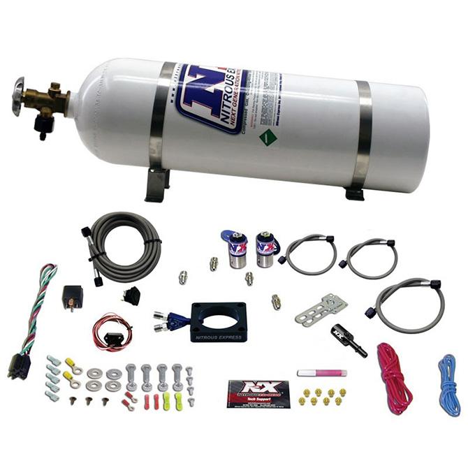 Nitrous Express Dodge Dart 1.4L Turbo Plate System (35-100Hp) With 15Lb Bottle (2013-2016 Dart) - 20941-15