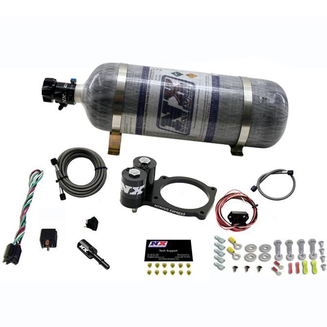 Nitrous Express 20943-12 2015+ Dodge Hellcat / Demon Nitrous Plate System-12lb Carbon Bottle
