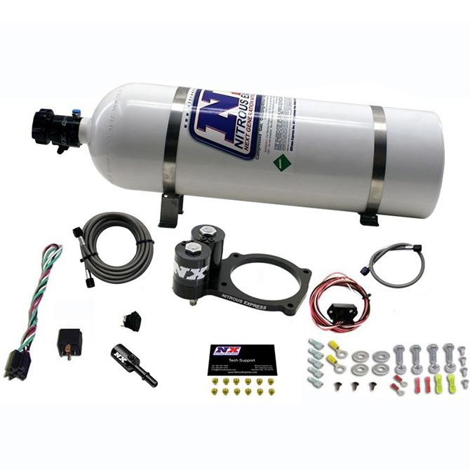 Nitrous Express 20943-15 2015+ Dodge Hellcat / Demon Nitrous Plate System-15lb Bottle