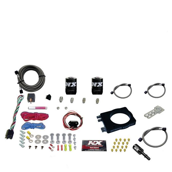 Nitrous Express 90mm Hemi Plate System (50-400Hp) W/ 05Lb Bottle. - 20990-00