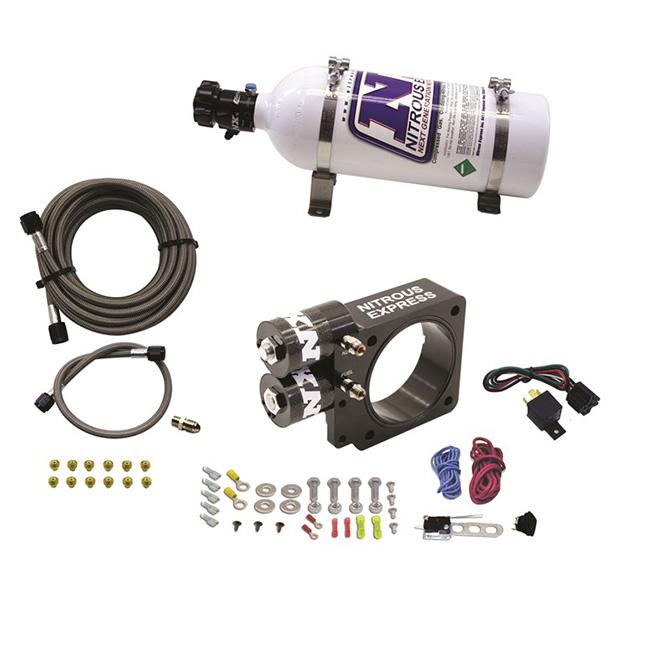 Nitrous Express 5.0L Ford Pushrod Style Engine Nitrous Plate System 5Lb Bottle (1979-1995 Mustang, Capri) - 20955-05