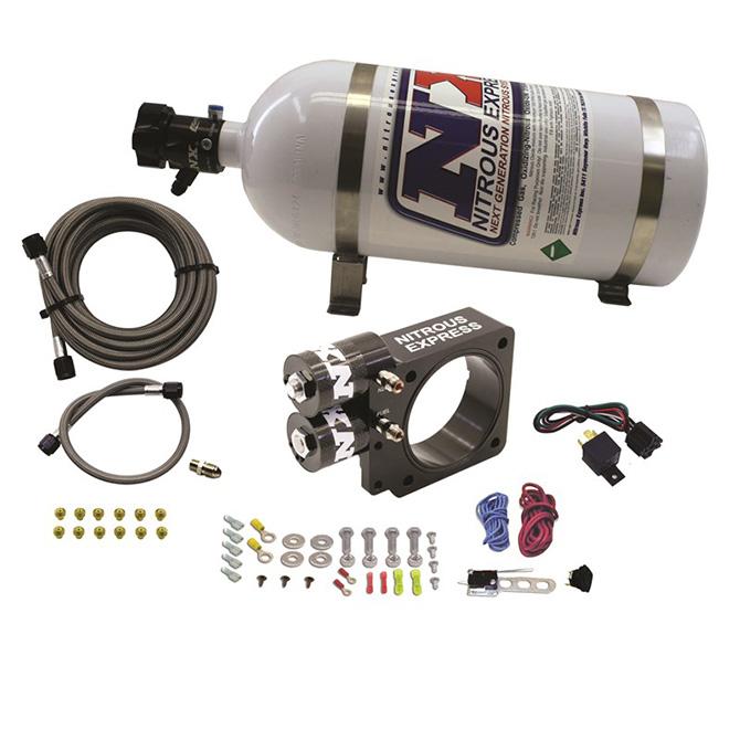 Nitrous Express 5.0L Ford Pushrod Style Engine Nitrous Plate System 10Lb Bottle (1979-1995 Mustang, Capri) - 20955-10