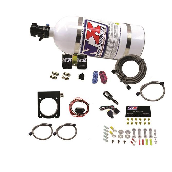 Nitrous Express 3.6L V6 Dodge Plate System (50-200Hp) W/ 10 Lb Bottle (2011-2020 200, 300, Avenger, Challenger, Charger) - 20971-10