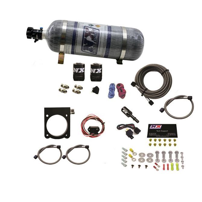 Nitrous Express 3.6L V6 Dodge Plate System (50-200Hp) W/ 12Lb Bottle (2011-2020 300, Challenger, Charger, 200, Avenger) - 20971-12
