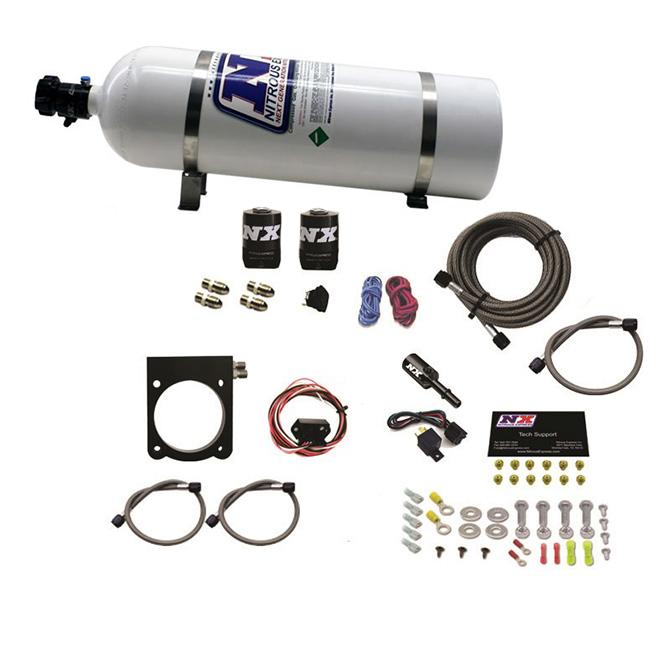 Nitrous Express 3.6L V6 Dodge Plate System (50-200Hp) W/ 15Lb Bottle (2011-2020 300, Challenger, Charger, 200, Avenger) - 20971-15