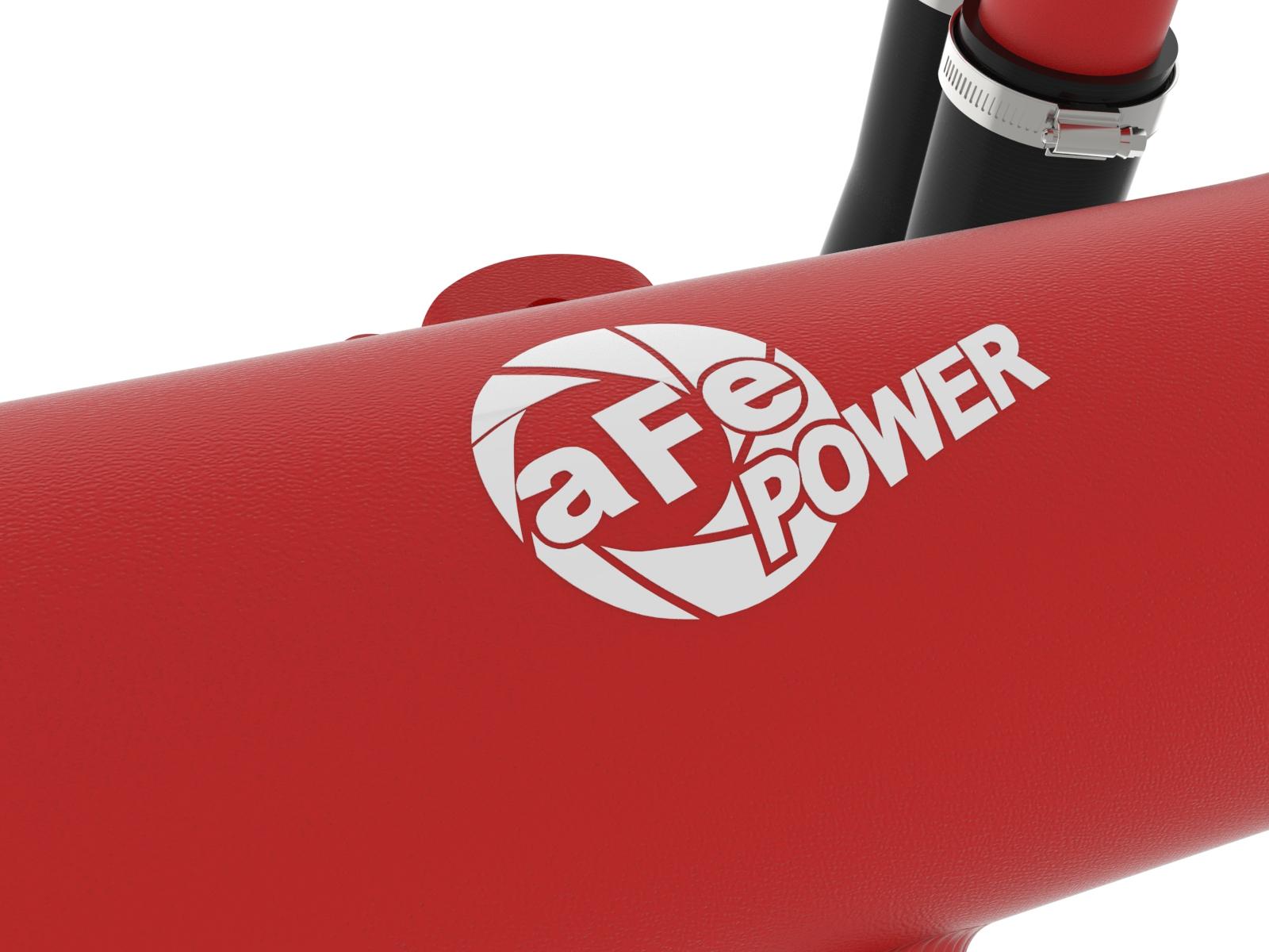 AFE BladeRunner Aluminum Hot and Cold Charge Pipe Kit Red (2022-2025 Bronco Raptor / 2025+ Ranger Raptor) - 46-20754-R
