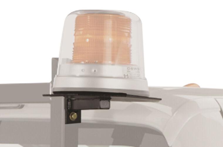 Backrack Utility Light Bracket - Universal - 10.5 In. Base, Passenger Side - 91003