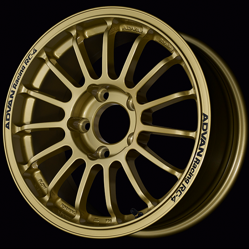 ADVAN RACING RC-4 15X6.5 +35 5-114.3 RALLY GOLD - YAU5D35EZ