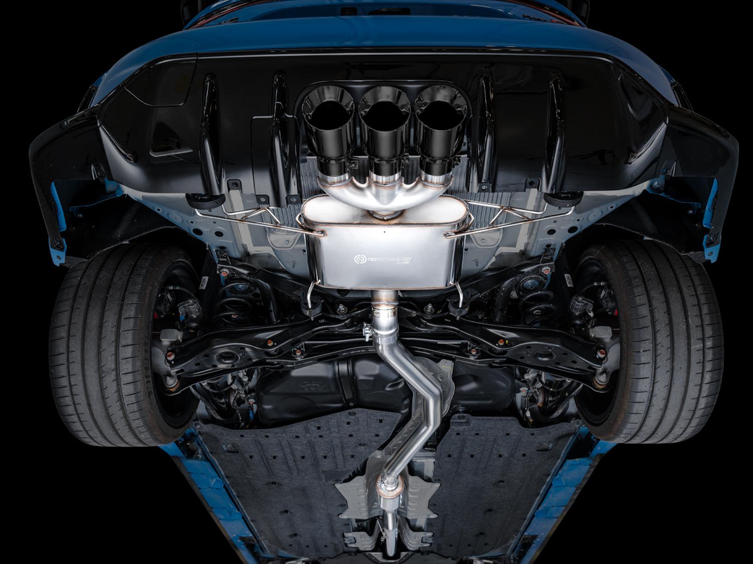 AWE Touring Edition for FL5 CTR - Triple Diamond Black Tips - 3015-53287