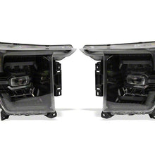 Raxiom 21-23 Ford F-150 CXR Series LED Headlights/White DRL- Black - Clear Lens