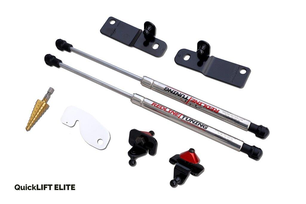 Redline Tuning 21-11035-03 2015+ Ford Mustang QuickLIFT ELITE Hood Lift System