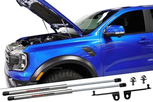 Redline Tuning Hood QuickLIFT ELITE ( 2024+ Ford Ranger) - 21-11047-03