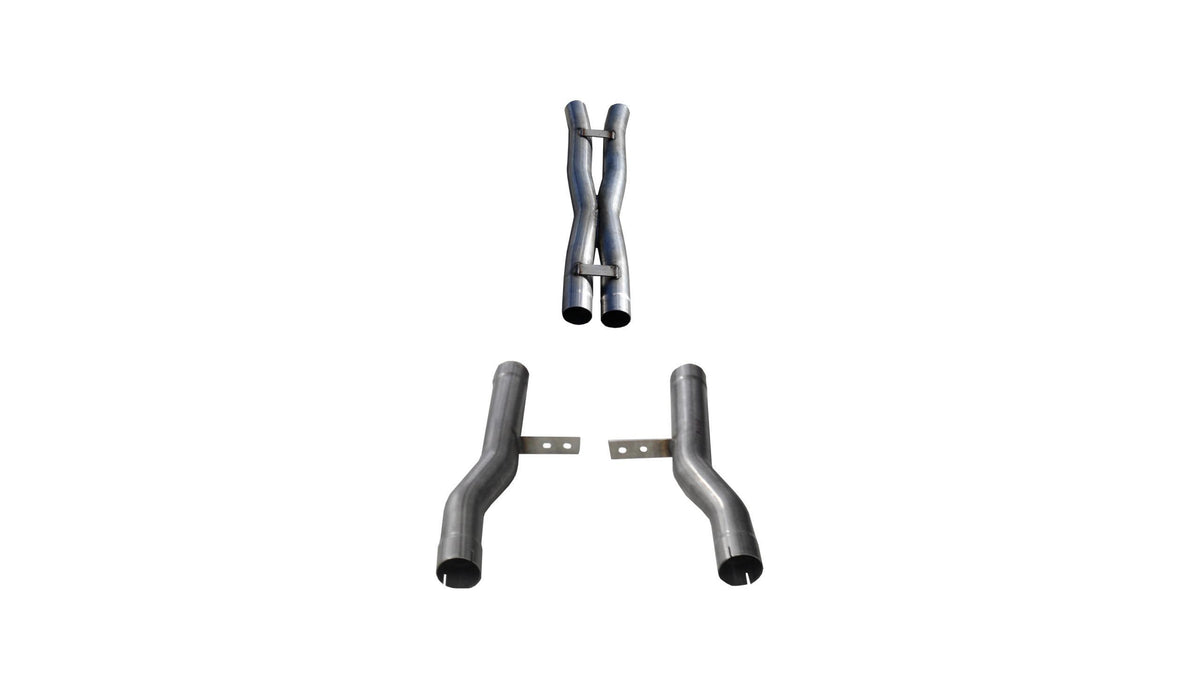 Corsa 2.75 Inch Resonator Delete 15-18 Challenger/Chrysler 300 6.4L 2.75 Inch 3.5 Inch Kit - 21024