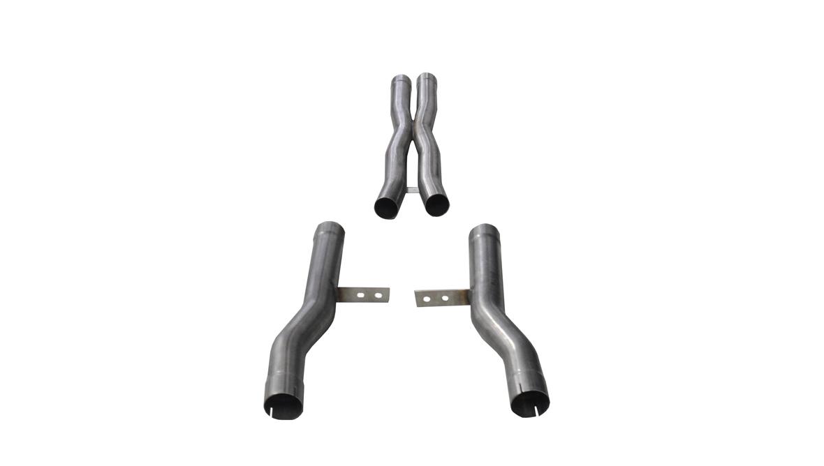 Corsa 2.75 Inch Resonator Delete 15-18 Challenger 6.4L 2.75 Inch 3.5 Inch Kit - 21025