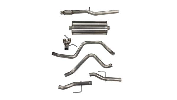 Corsa 2019+ Silverado Sierra 6.2L V8 3.0 Inch Dual Rear Exit Catback Exhaust System 157 Inch WB - 21034