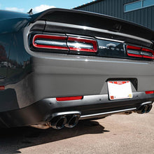 Corsa 2.75" Valved Cat-Back Dual Rear Exit with Twin 3.5" Polished Black PVD Pro Series® Tips (2015-2021 Challenger SRT 392, SRT Hellcat, SRT Demon, SRT Hellcat Redeye) - 21070BLK