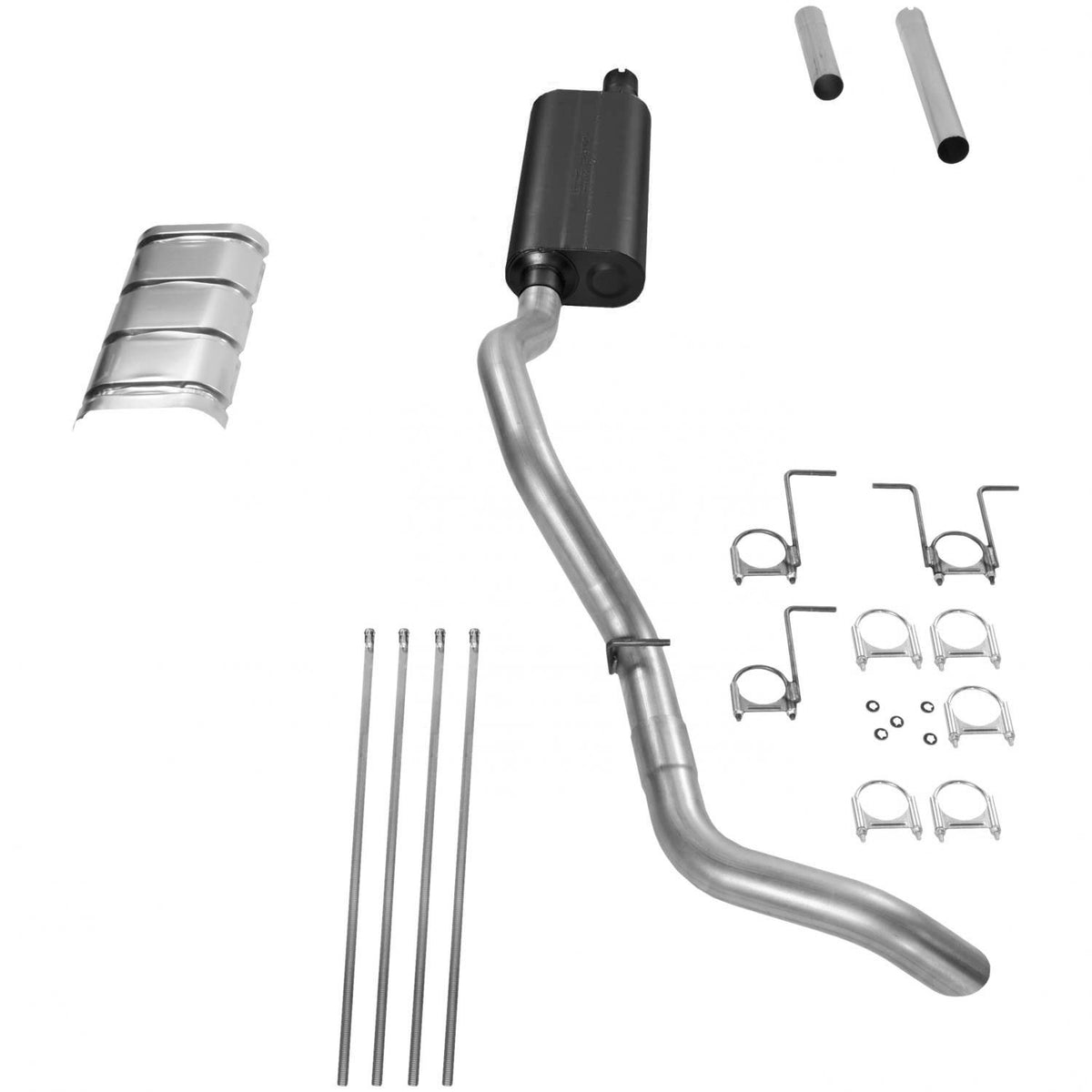 Flowmaster Cat-back System - Single Side Exit - Force II - Mild Sound