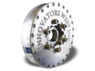 Innovators West 218 FM Driver 460 Big Block Ford 7" BBF Super Duty Blower Damper (Short Snout Crank) - Flying Magnet Cover (Drivers Side)