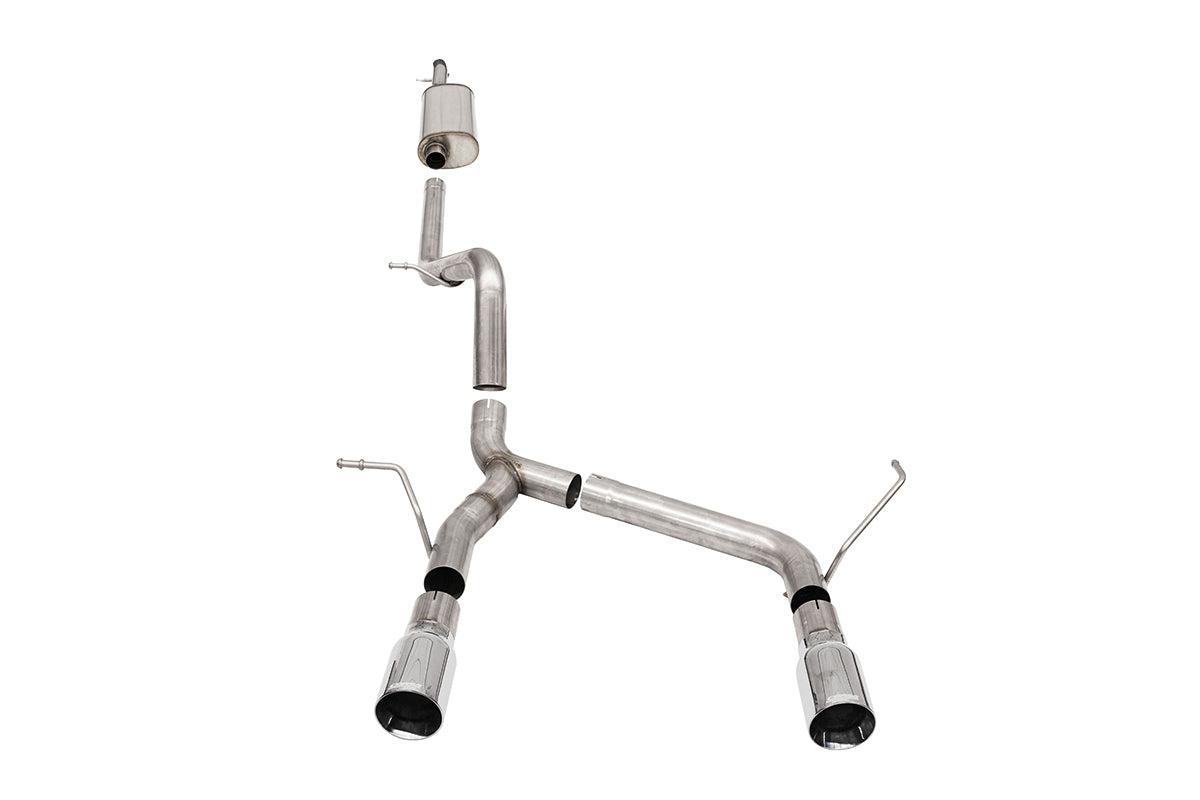 Corsa Performance 21122 Dual Rear Cat-Back System (2007-2018 Jeep Wrangler JKU)